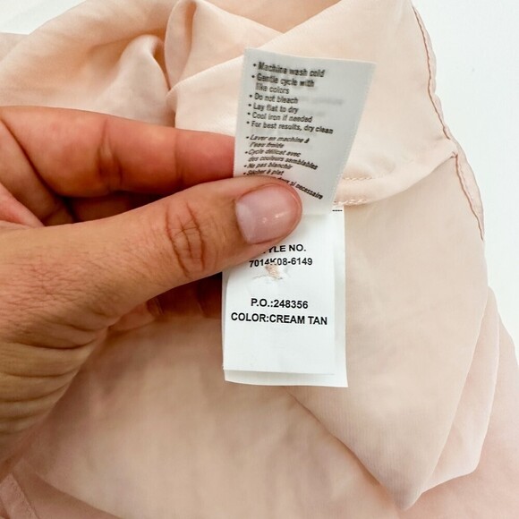 NWT Paige Resa Satin Blouse Small - Picture 13 of 15